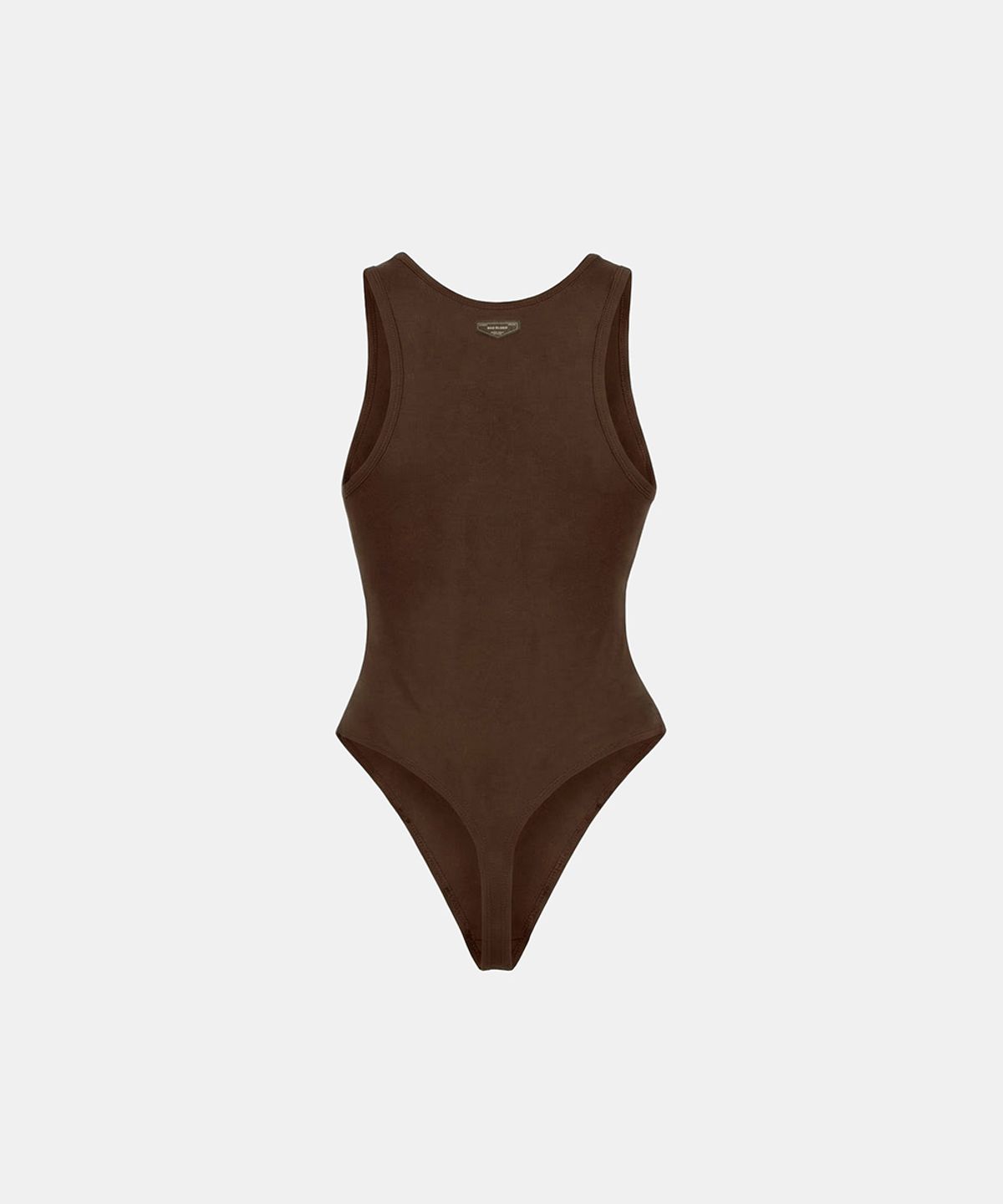 배드블러드(BADBLOOD) Everyday U-Neck Tank Bodysuit - Brown