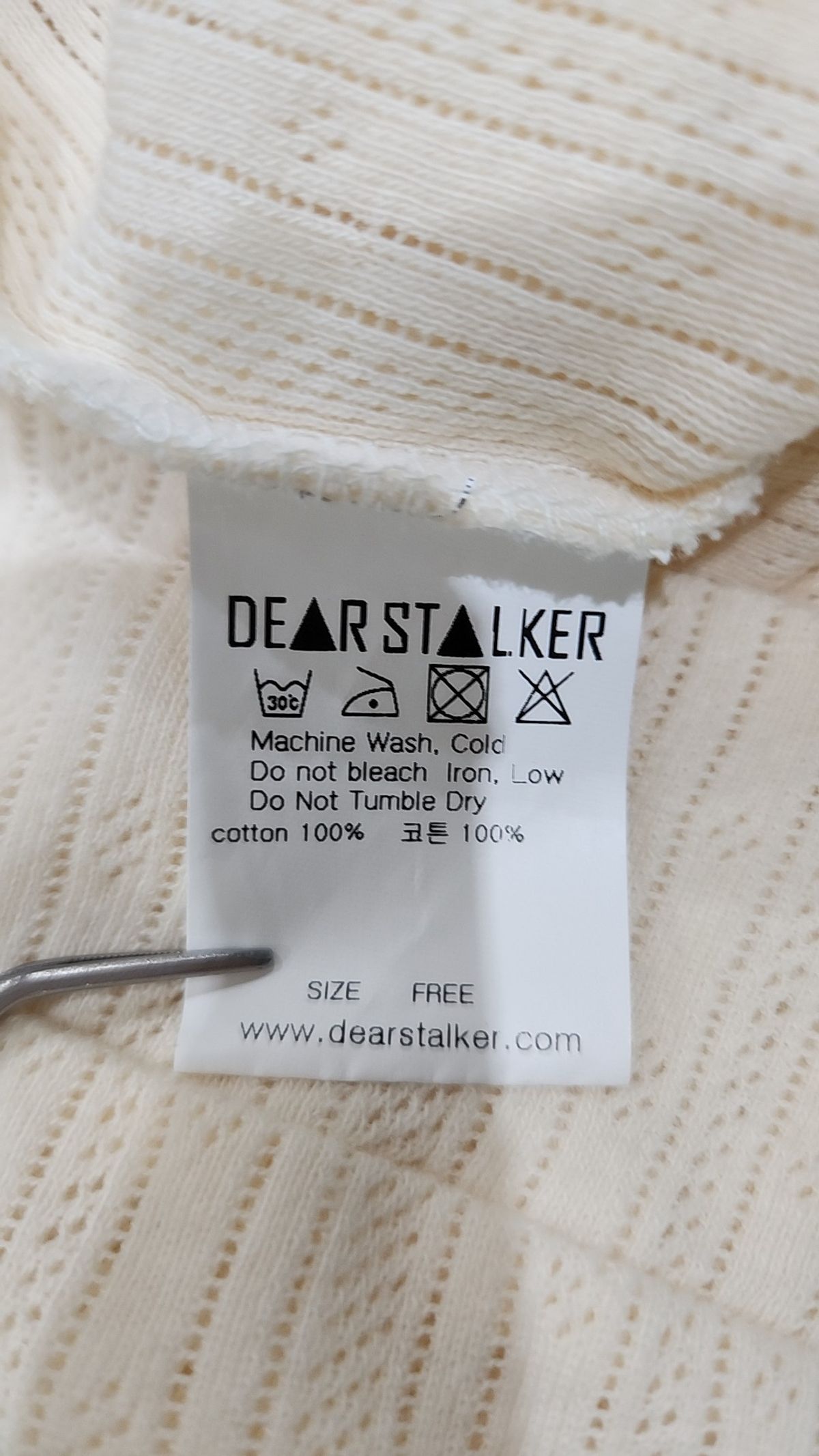 디어스토커(DEARSTALKER) 피케/카라 티셔츠 FREE