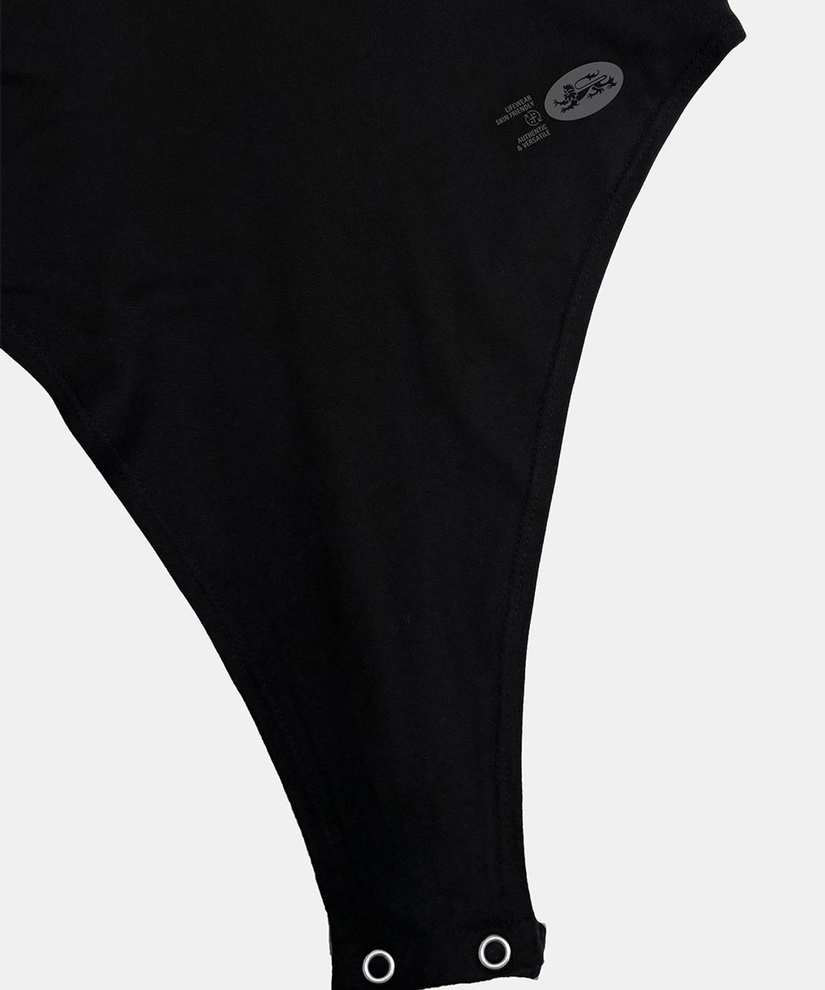 배드블러드(BADBLOOD) Everyday Scoop Neck Bodysuit - Black
