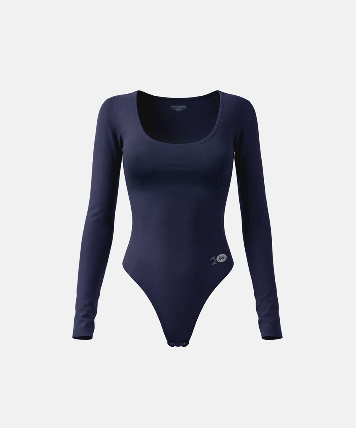 배드블러드(BADBLOOD) Everyday Scoop Neck Bodysuit - Navy