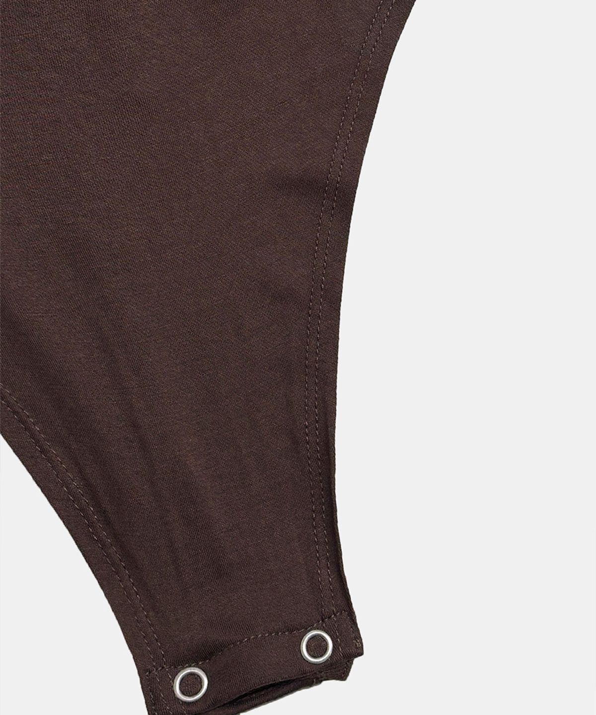 배드블러드(BADBLOOD) Everyday Scoop Neck Bodysuit - Brown