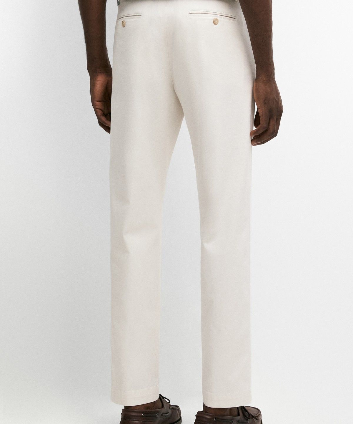 마시모두띠(MASSIMO DUTTI) 코튼 블렌드 슬림 핏 팬츠