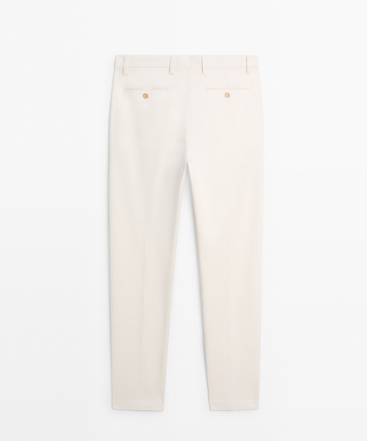 마시모두띠(MASSIMO DUTTI) 코튼 블렌드 슬림 핏 팬츠