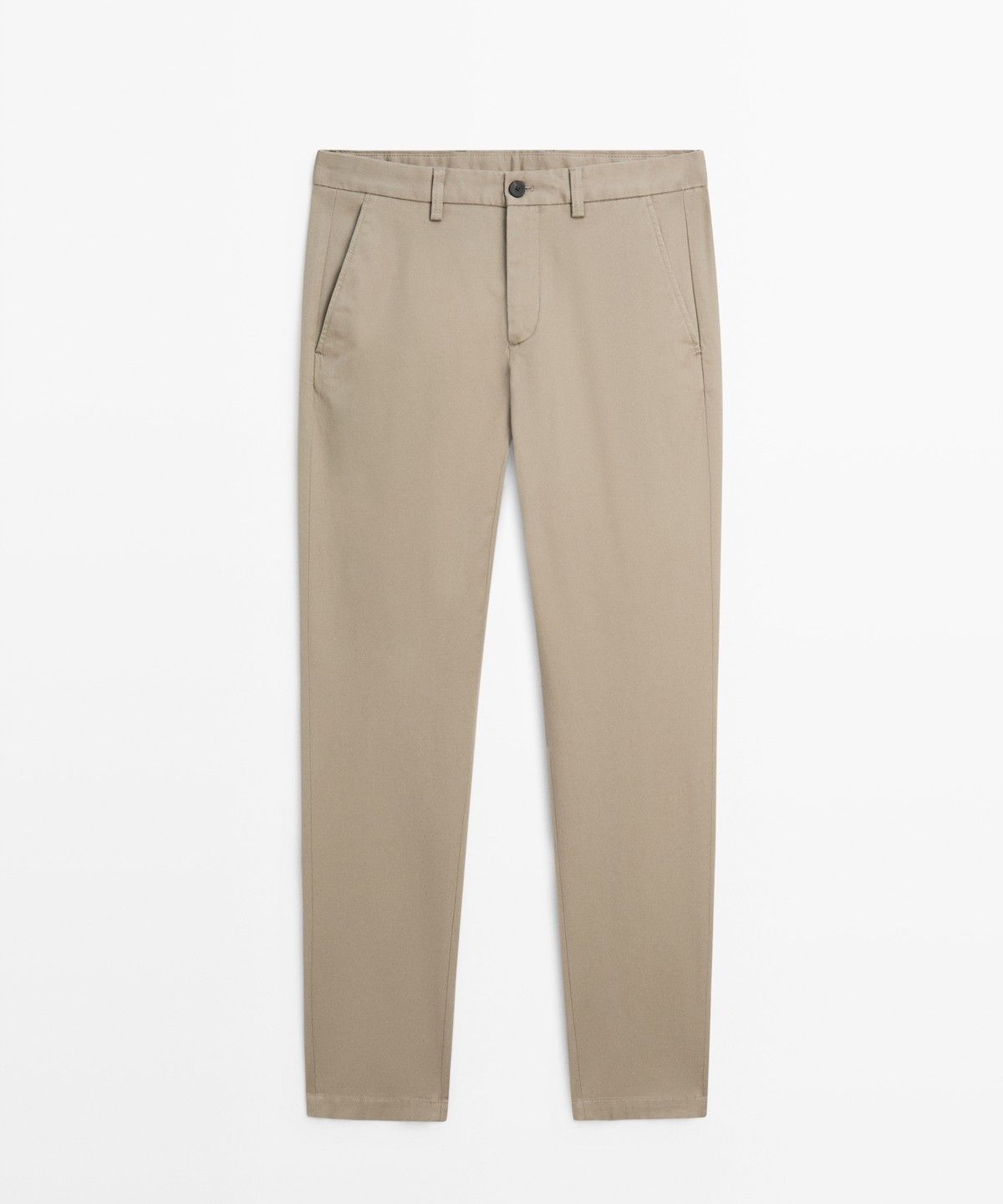 마시모두띠(MASSIMO DUTTI) 코튼 블렌드 슬림 핏 팬츠