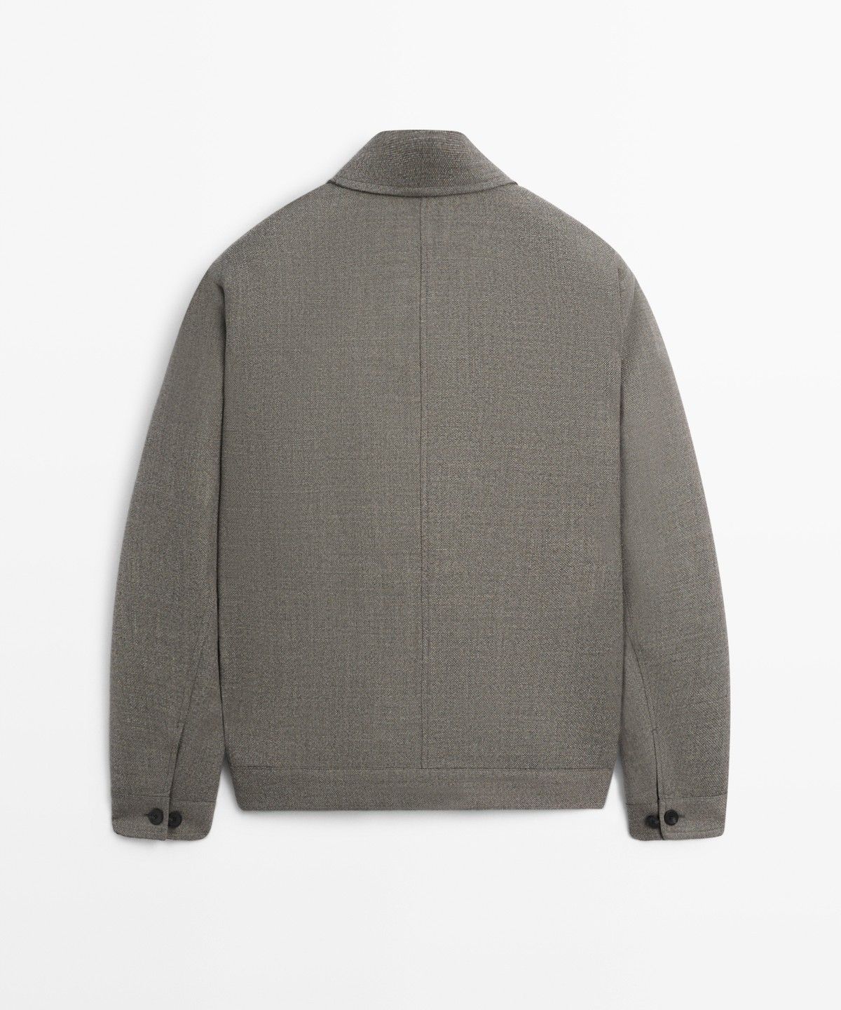 마시모두띠(MASSIMO DUTTI) 100% 울 구조적 재킷