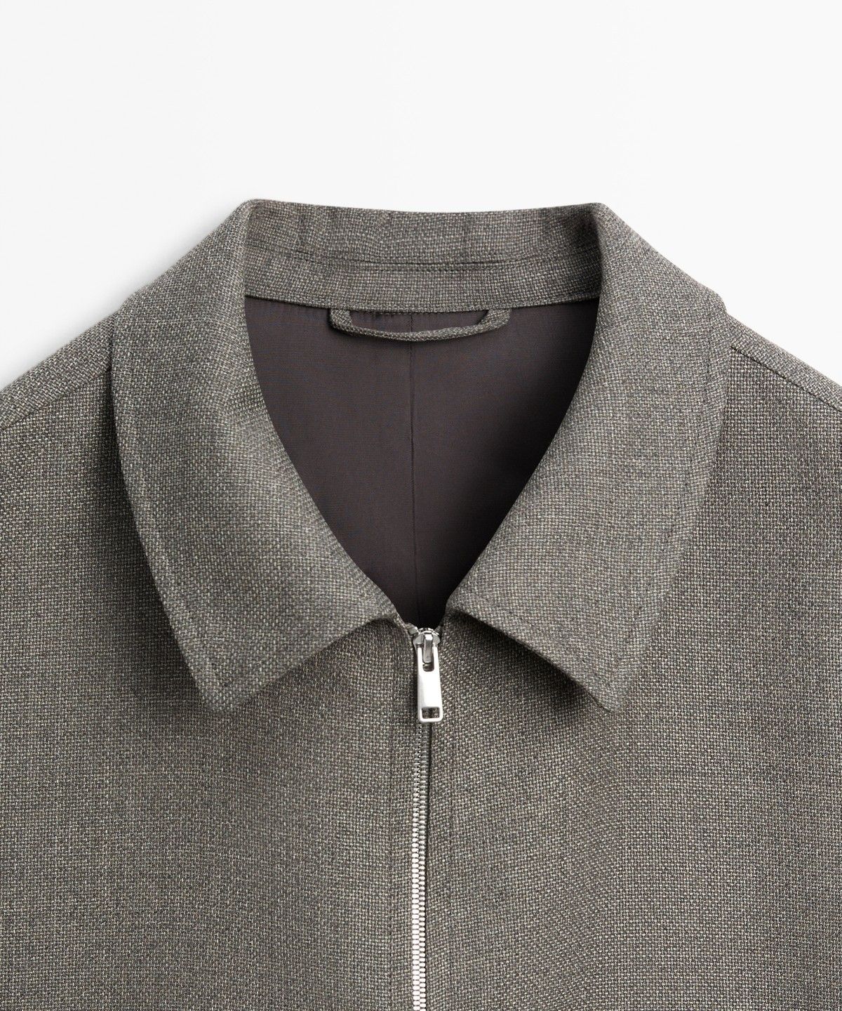 마시모두띠(MASSIMO DUTTI) 100% 울 구조적 재킷