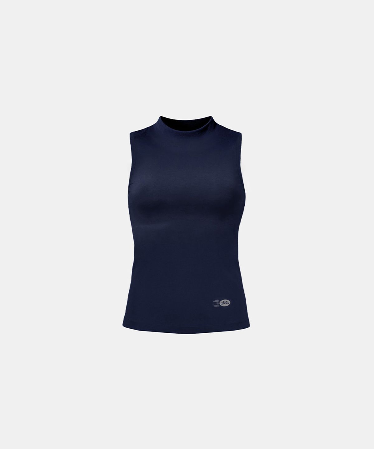 배드블러드(BADBLOOD) Everyday Mock-Neck Tank - Navy