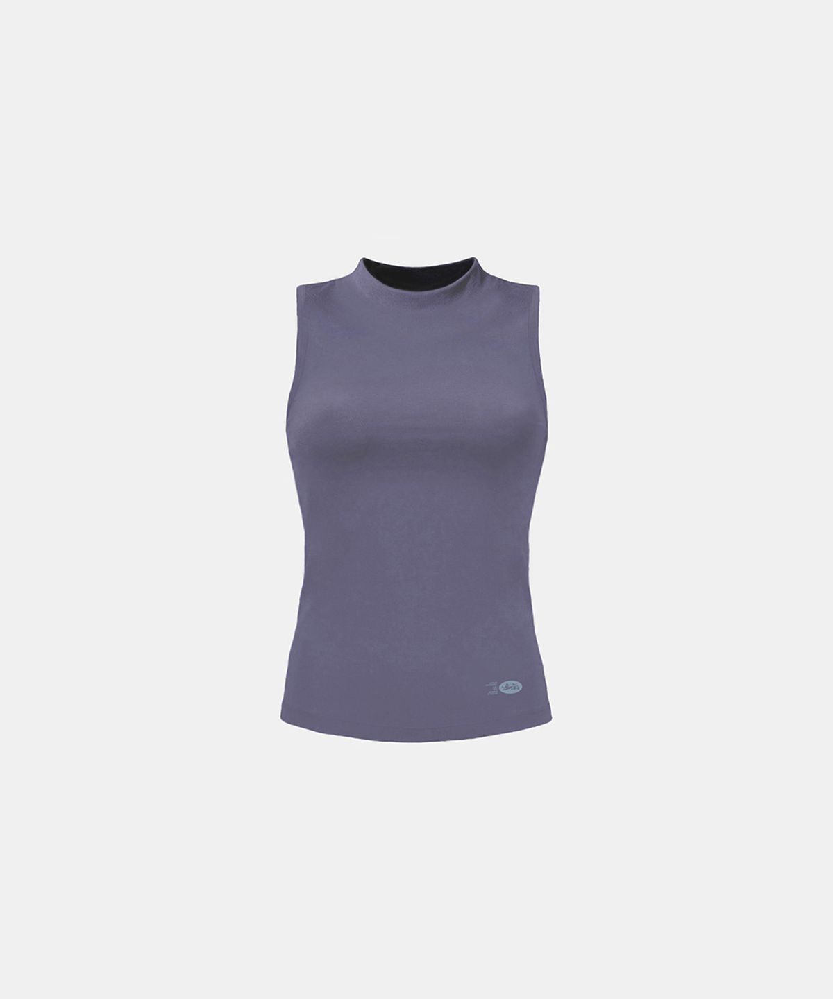 배드블러드(BADBLOOD) Everyday Mock-Neck Tank - Charcoal