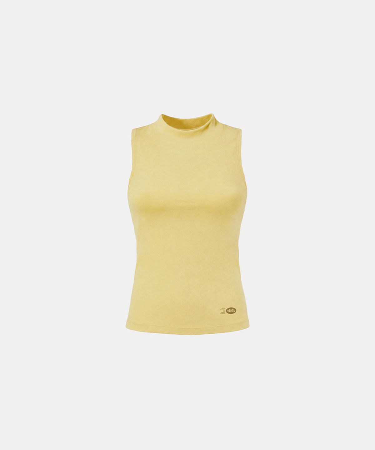 배드블러드(BADBLOOD) Everyday Mock-Neck Tank - Yellow