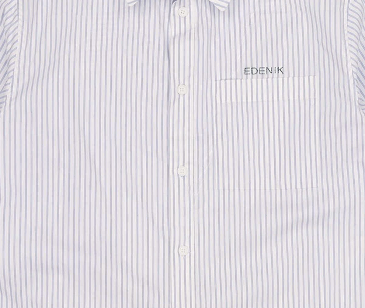 에데닉(EDENIK) 페이크 레이어드 스트라이프 셔츠(블루)_EZS2BL01BU 1