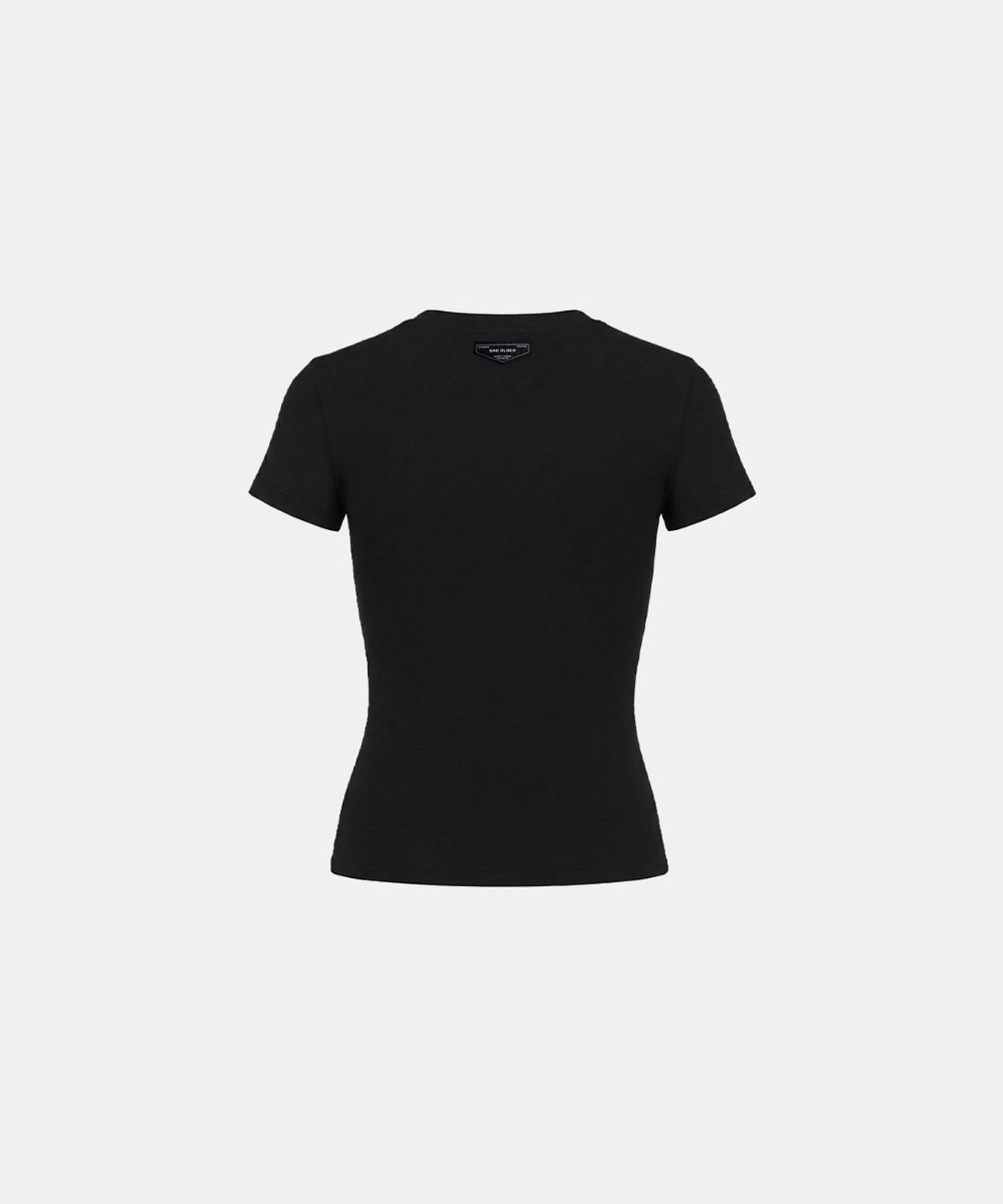 배드블러드(BADBLOOD) Everyday Crew Neck Short Sleeve T-Shirt - Black
