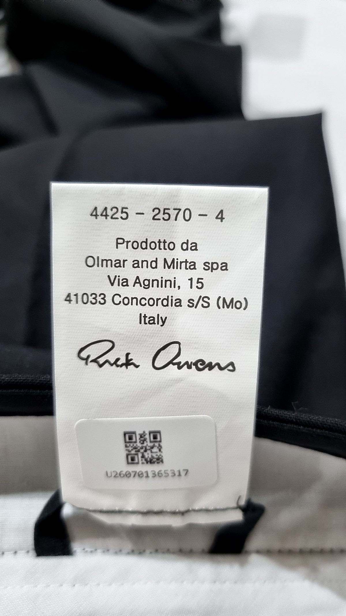 릭오웬스(RICK OWENS) 슈트 팬츠/슬랙스 S