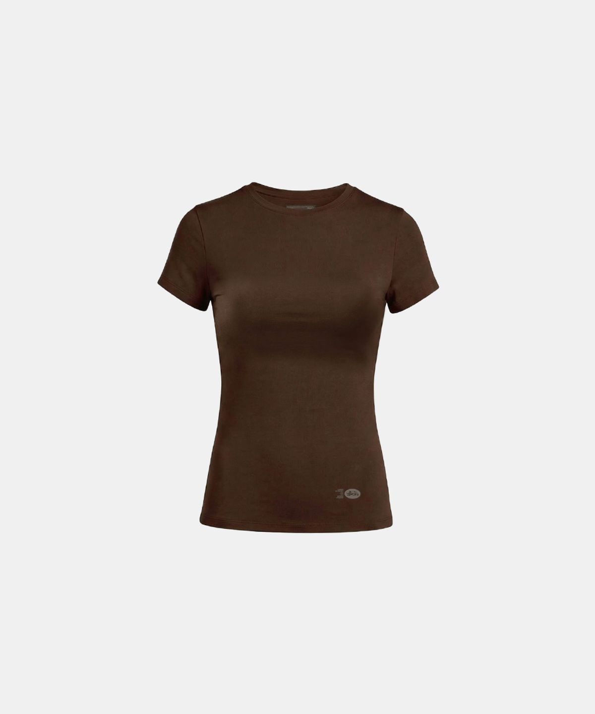 배드블러드(BADBLOOD) Everyday Crew Neck Short Sleeve T-Shirt - Brown