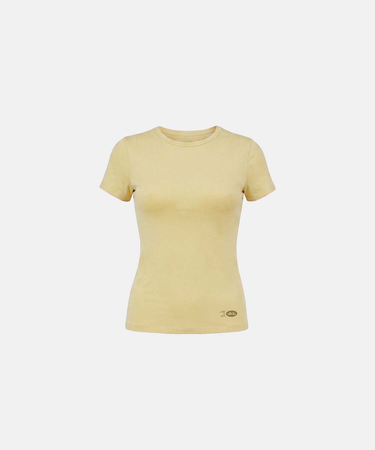 배드블러드(BADBLOOD) Everyday Crew Neck Short Sleeve T-Shirt - Yellow