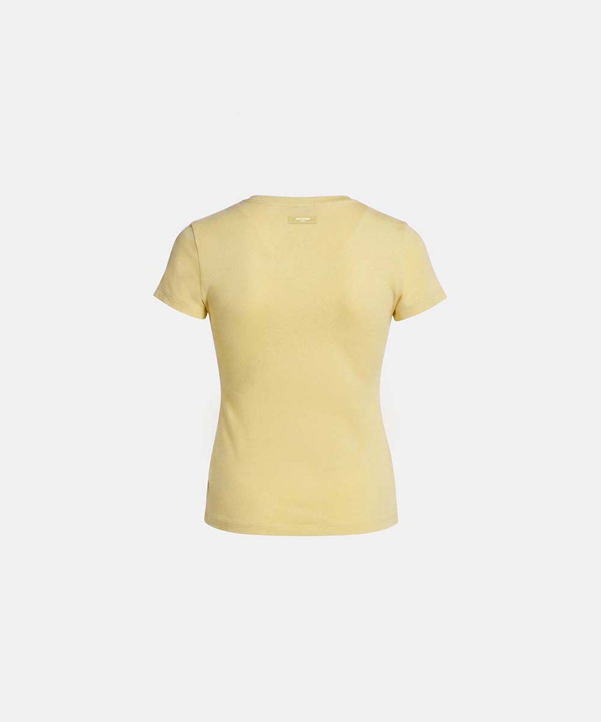배드블러드(BADBLOOD) Everyday Crew Neck Short Sleeve T-Shirt - Yellow