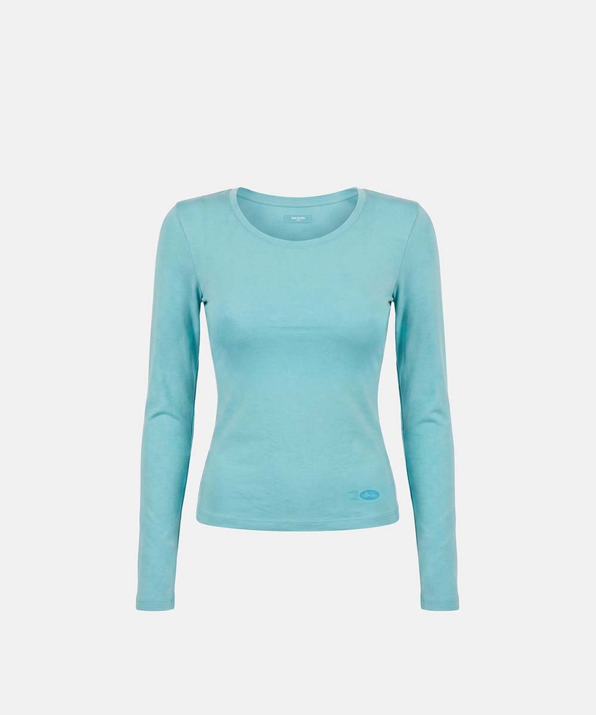 배드블러드(BADBLOOD) Everyday Scoop Neck Long Sleeve T-Shirt - Mint