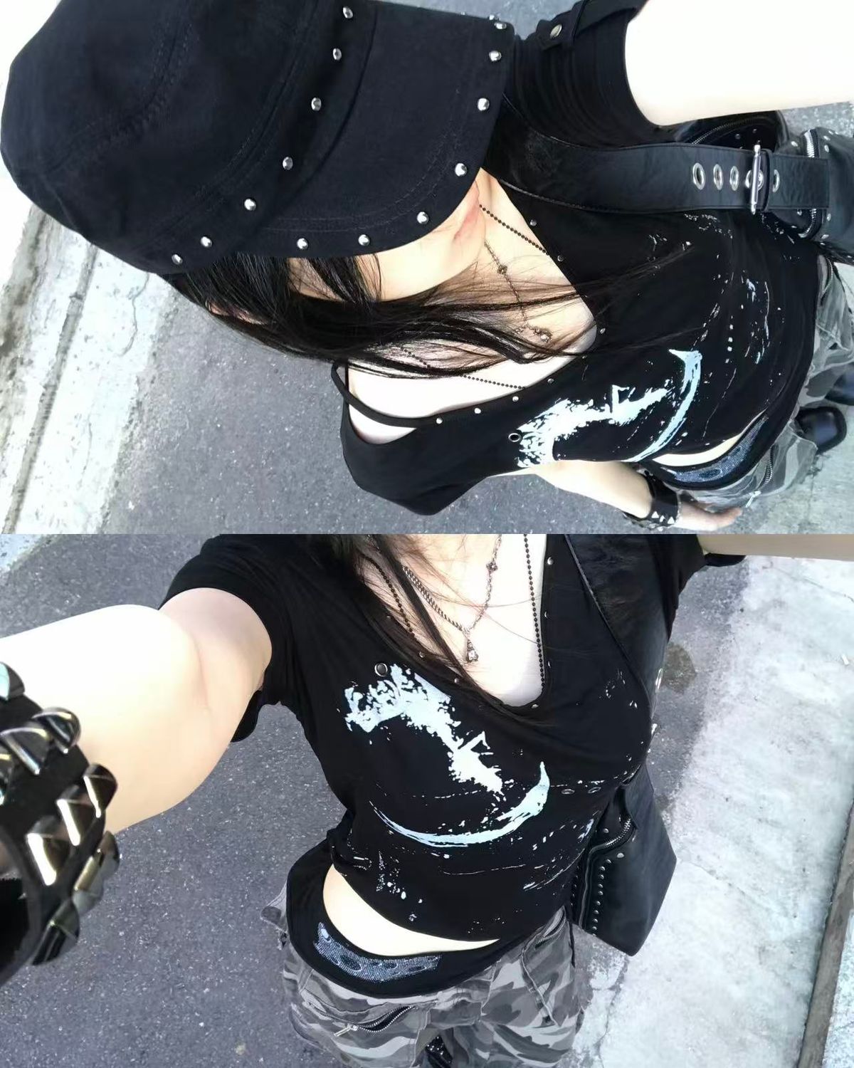 리버뉴스(LIBERALNEWS) BLADE ASYMMETRIC TOP_BLACK