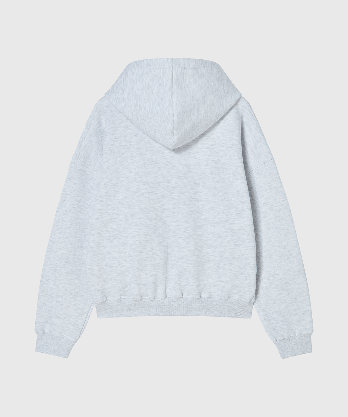 유프(YUPE) Compact Hood Zip-up - White Melange