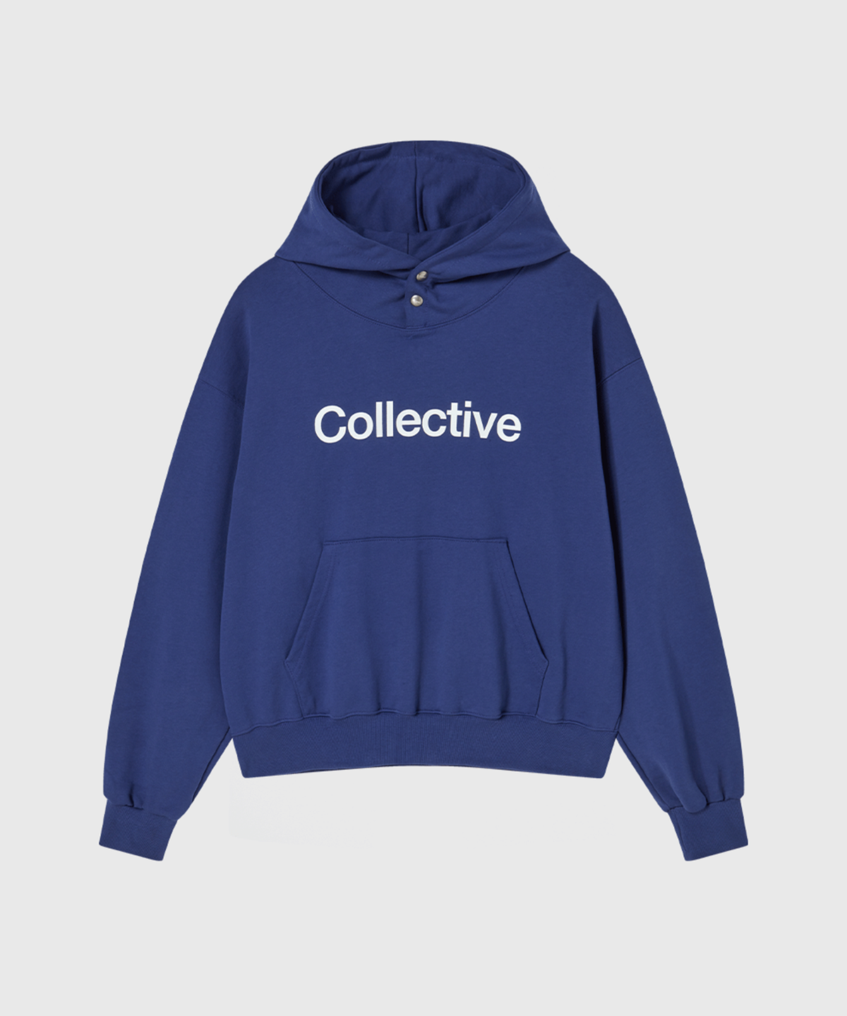 유프(YUPE) Collective Double Snap Hoodie - Blue