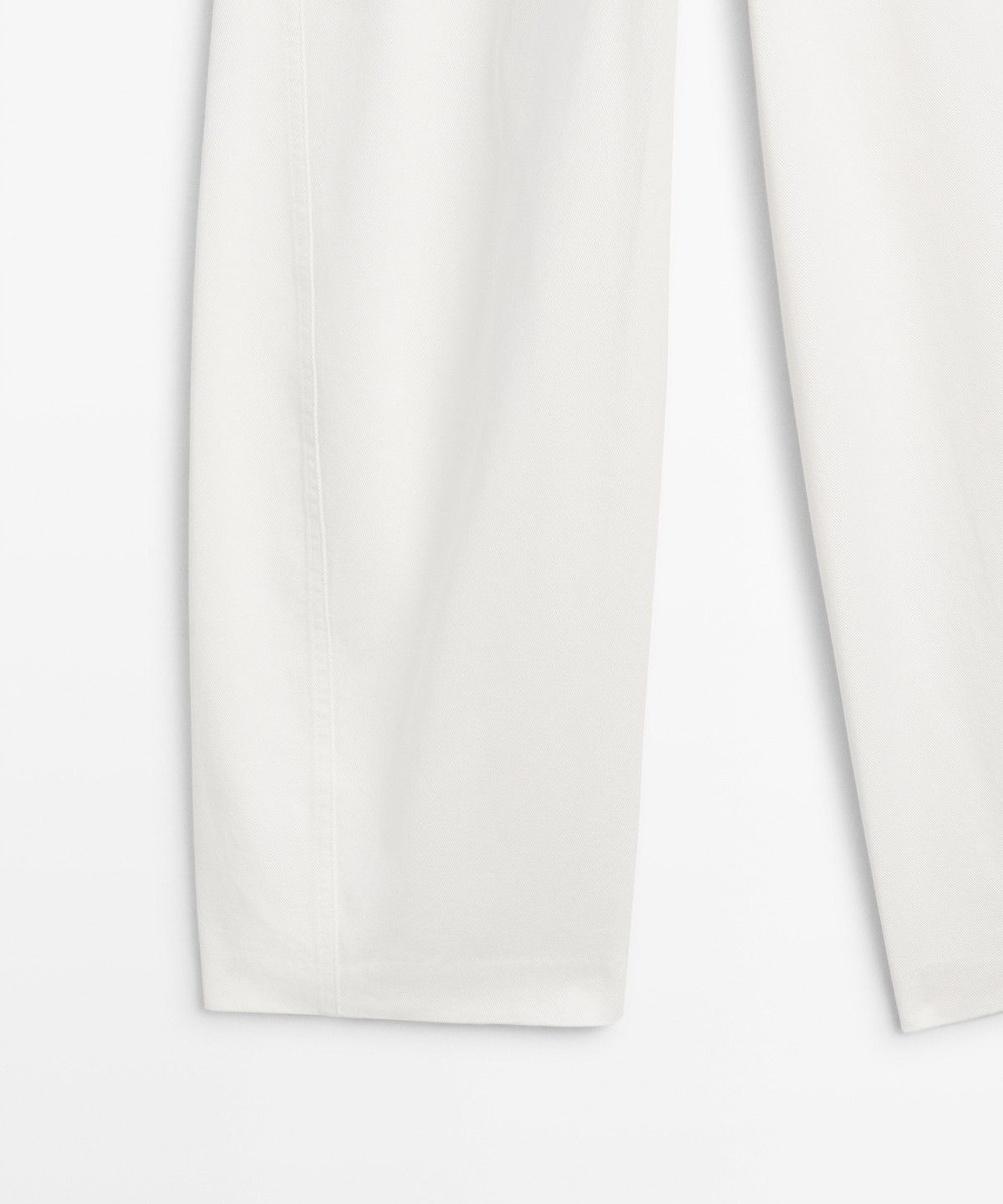 마시모두띠(MASSIMO DUTTI) 100% 코튼 배럴 팬츠