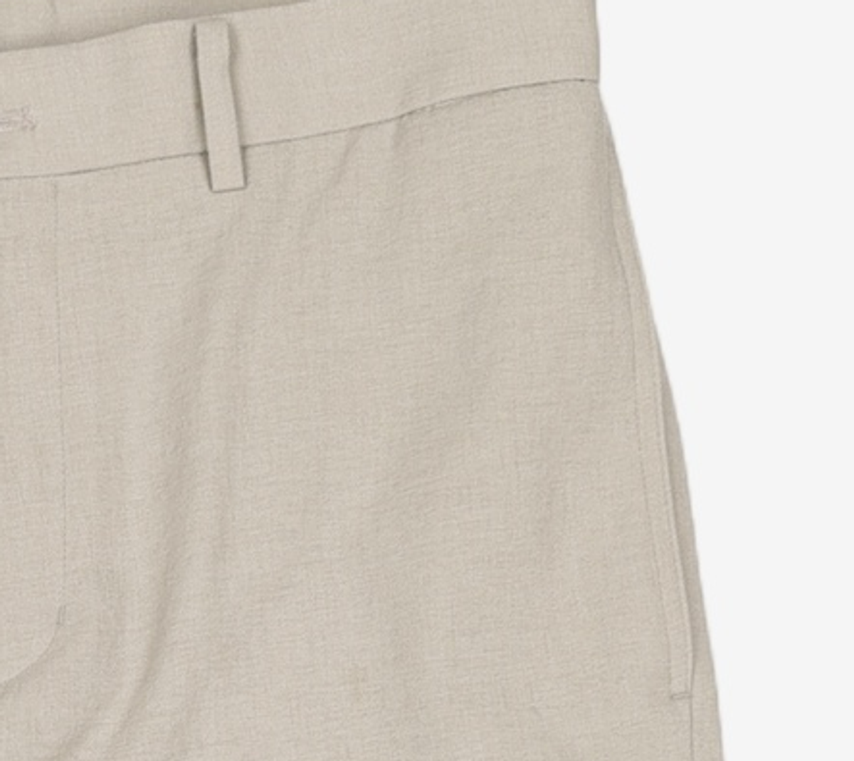 티엔지티(TNGT) CLOUD L/GREY CROP COOLING TURN UP TROUSERS TNPA1E716G2 82