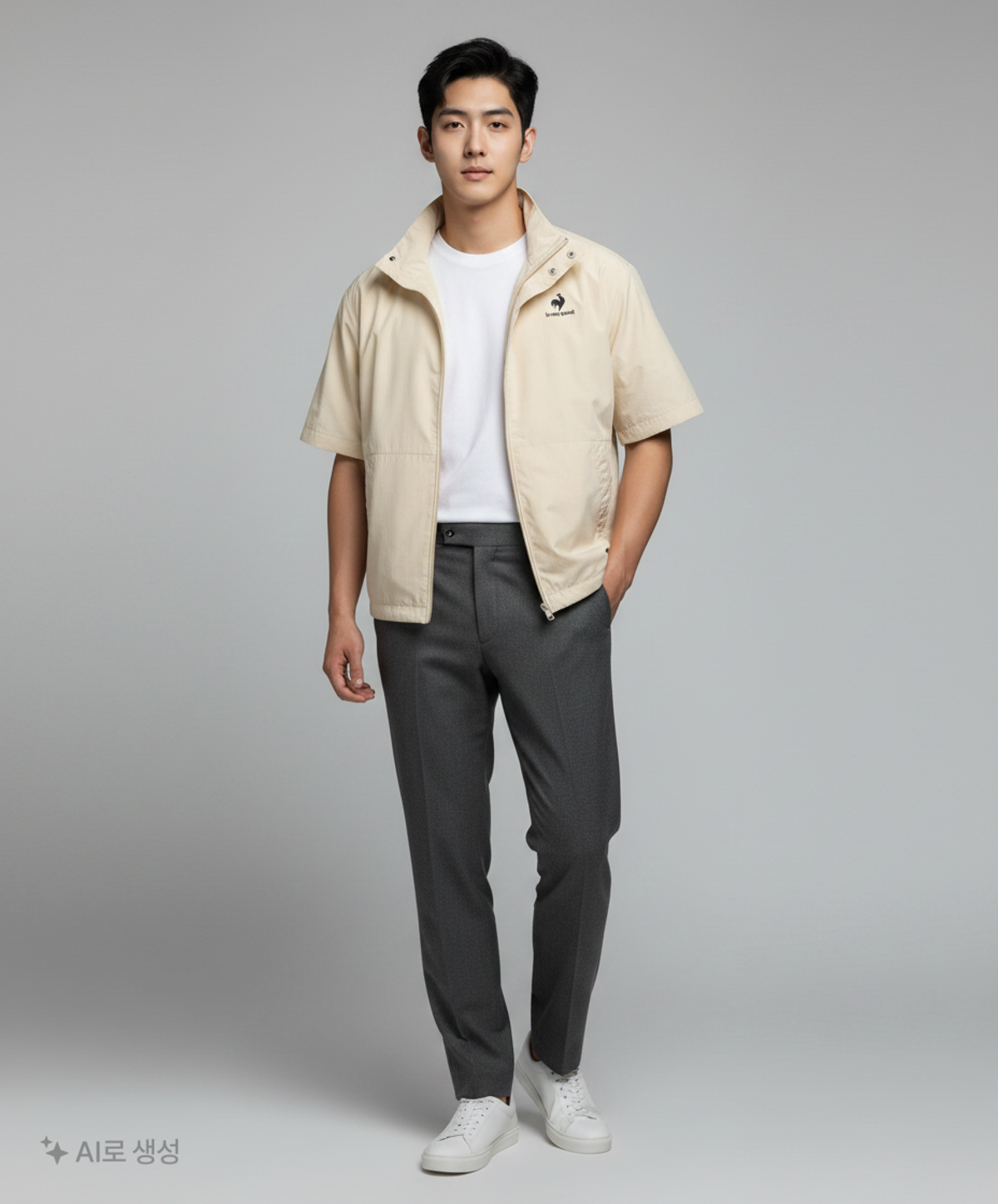 르꼬끄 스포르티브(LE COQ SPORTIF) 나일론/코치 재킷 100
