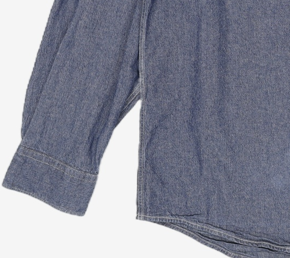 프리즘웍스(FRIZMWORKS) CIGARETTE POCKET CHAMBRAY SHIRT _ INDIGO L