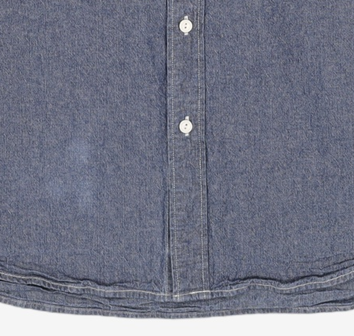 프리즘웍스(FRIZMWORKS) CIGARETTE POCKET CHAMBRAY SHIRT _ INDIGO L
