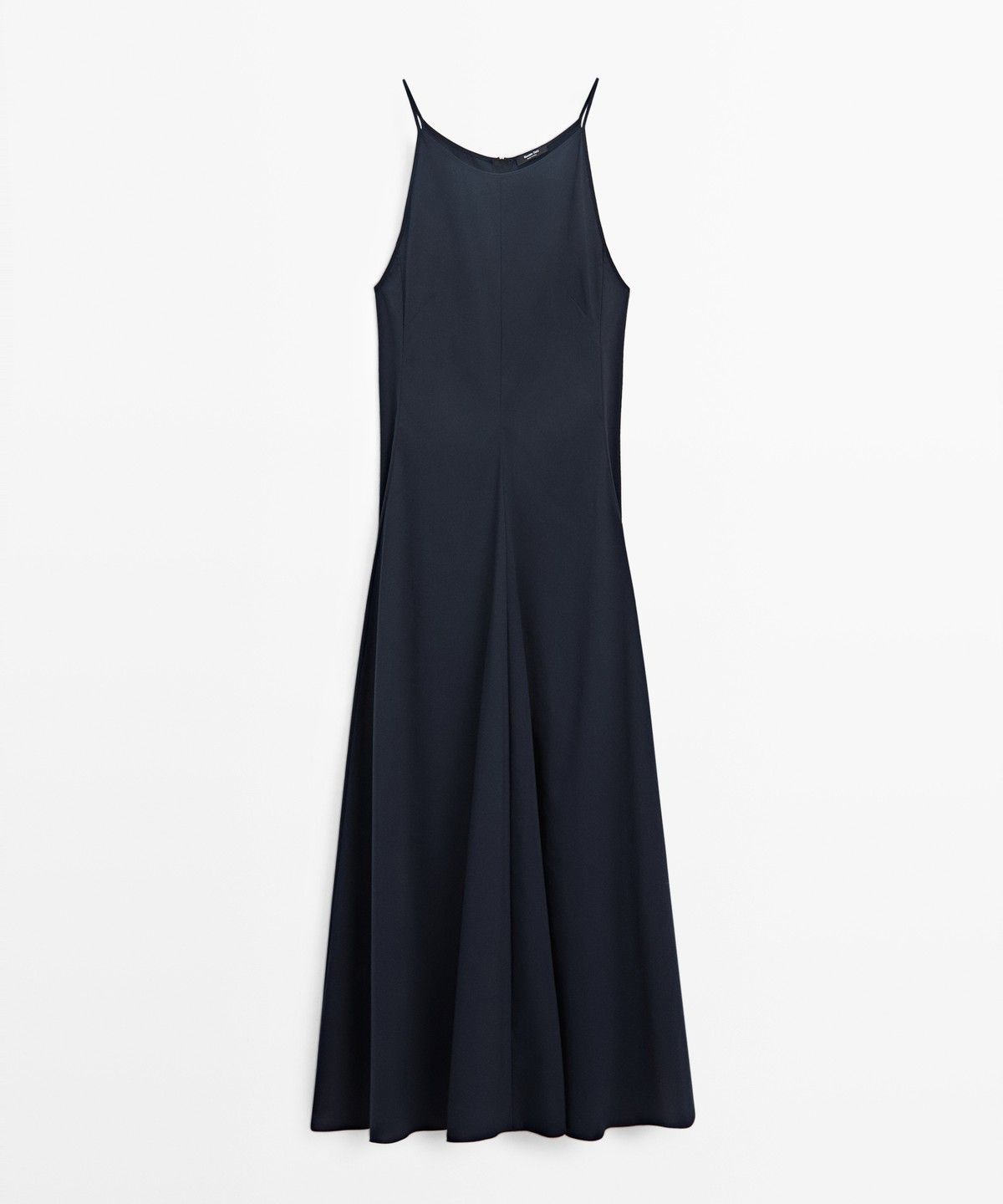 마시모두띠(MASSIMO DUTTI) 포플린 슬림 스트랩 원피스