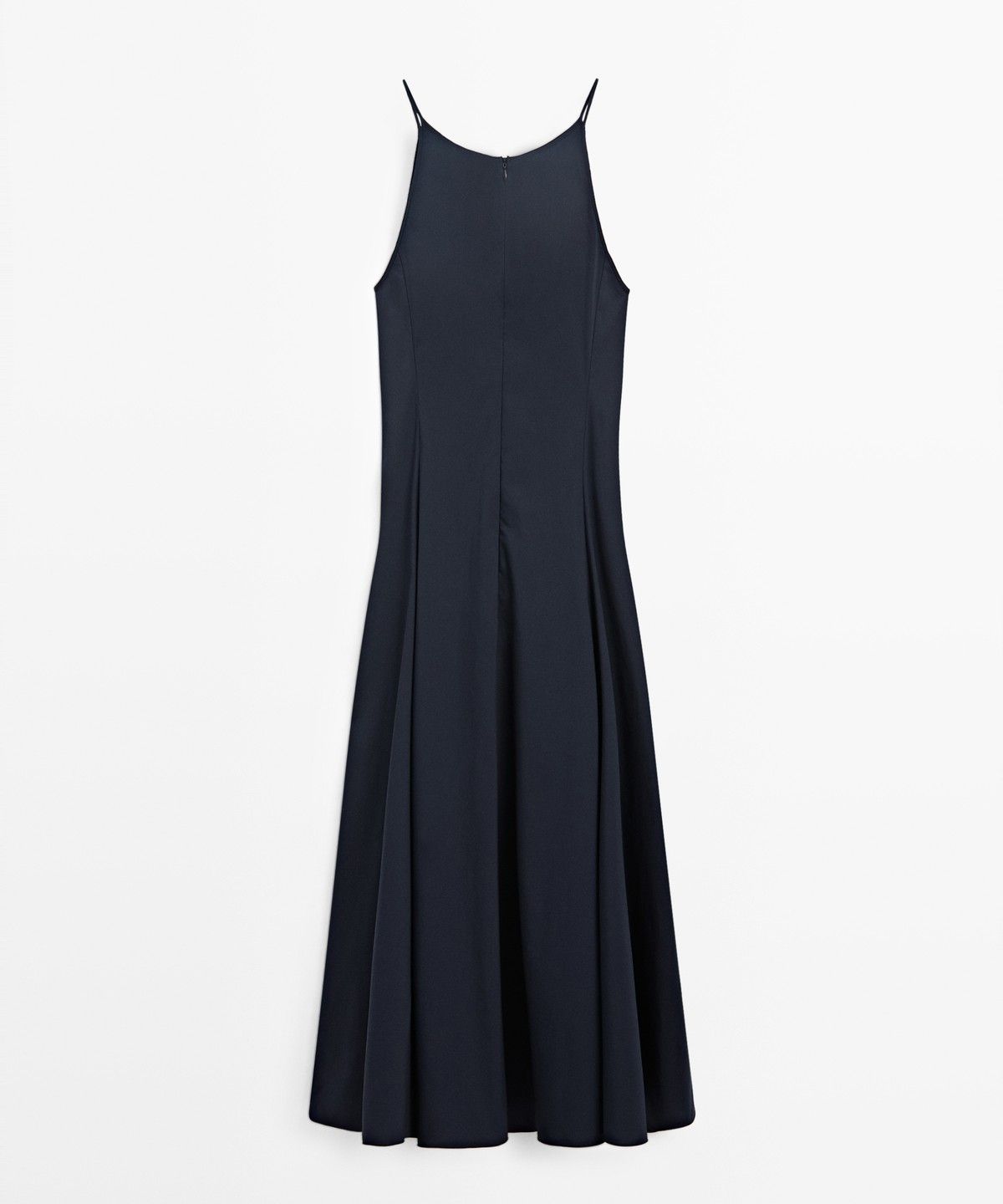 마시모두띠(MASSIMO DUTTI) 포플린 슬림 스트랩 원피스