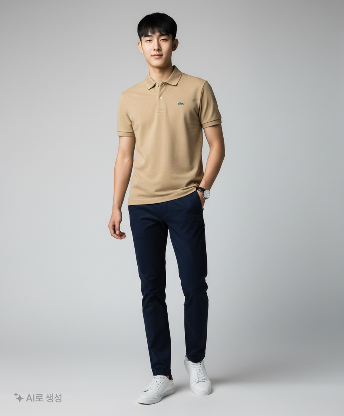 라코스테(LACOSTE) 남성 프렌치 베이직 반팔 폴로 M