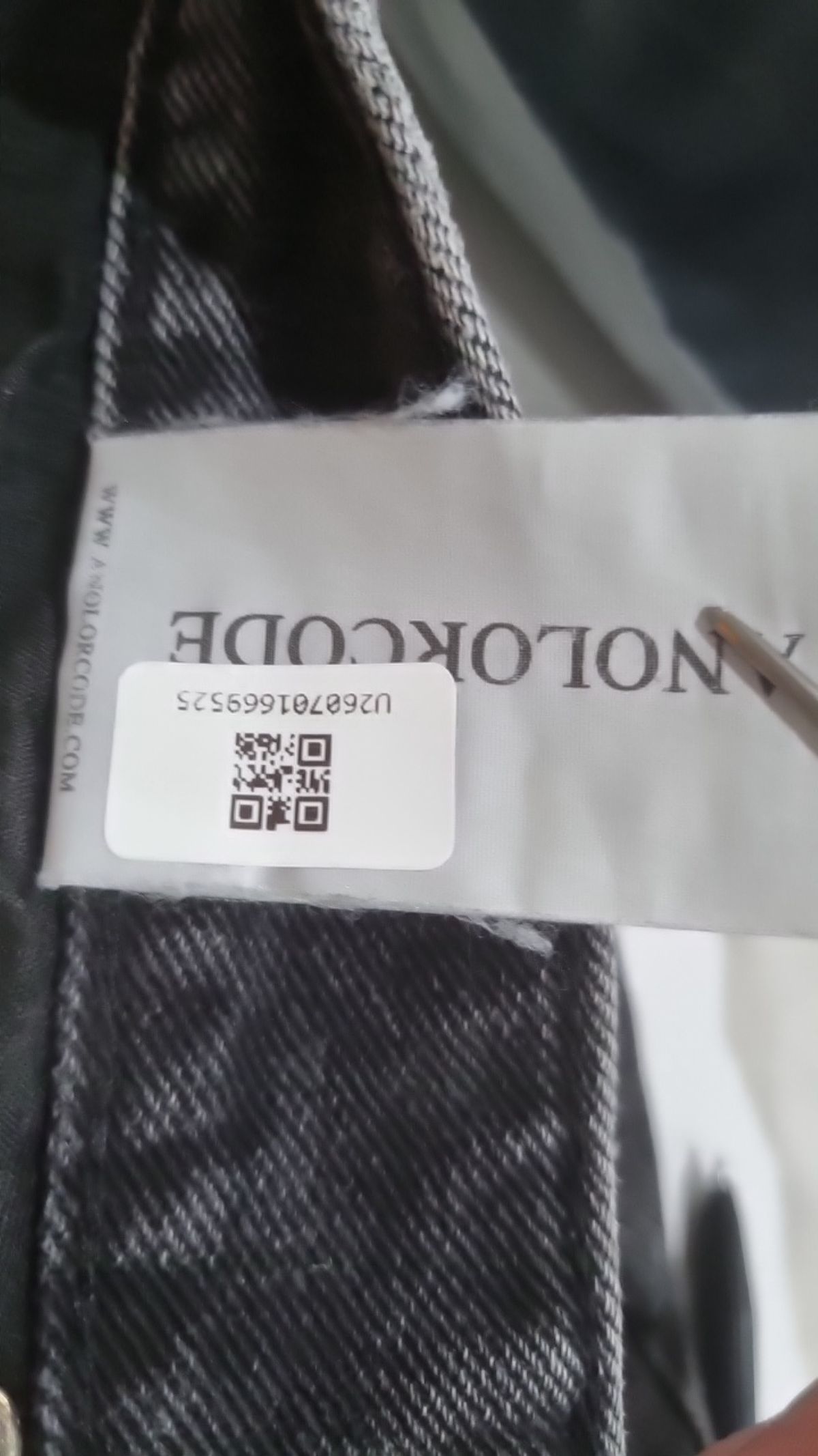 어널러코드(ANOLORCODE) 청/데님 팬츠 M