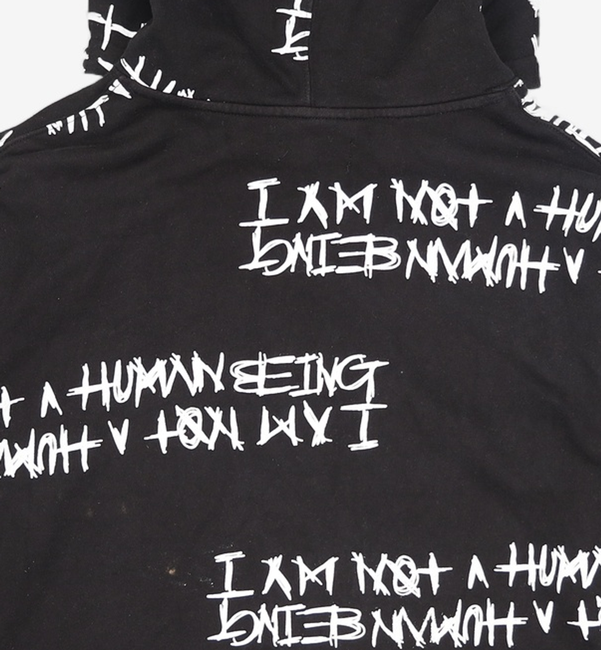 아임낫어휴먼비잉(I AM NOT A HUMAN BEING) 후드 티셔츠 XL