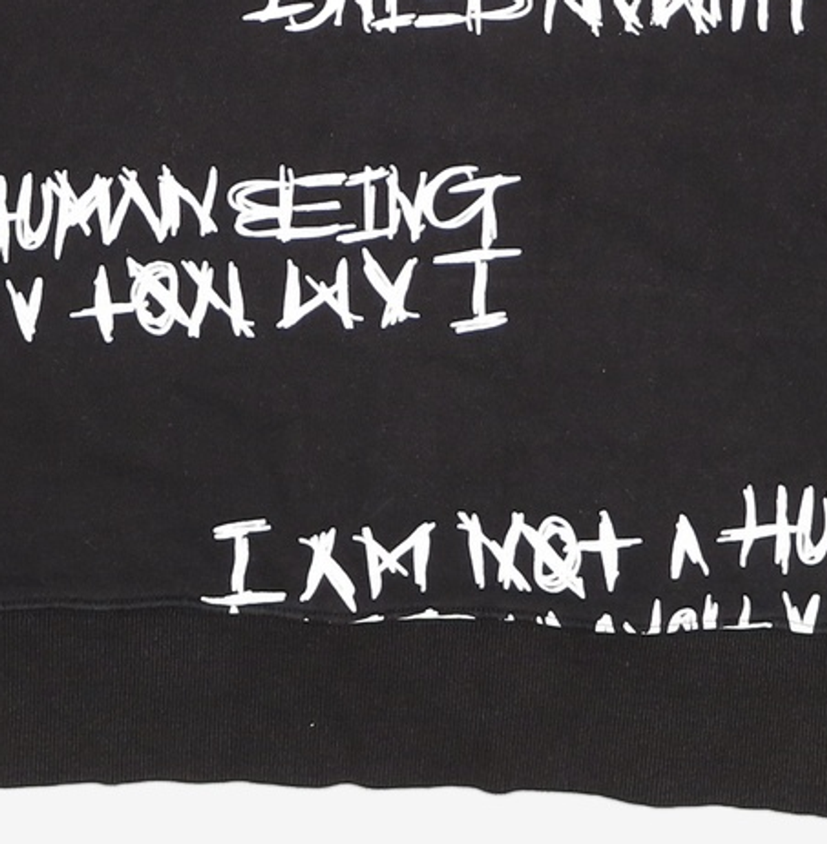 아임낫어휴먼비잉(I AM NOT A HUMAN BEING) 후드 티셔츠 XL
