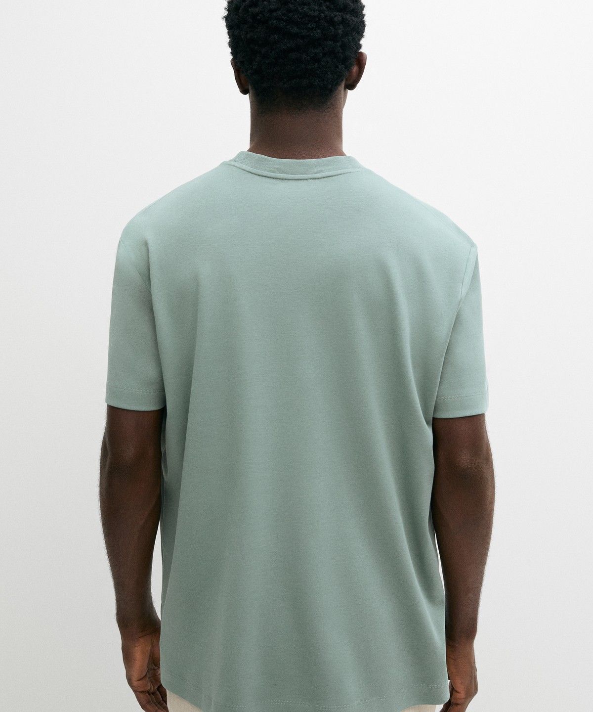마시모두띠(MASSIMO DUTTI) 100% 코튼 반팔 티셔츠