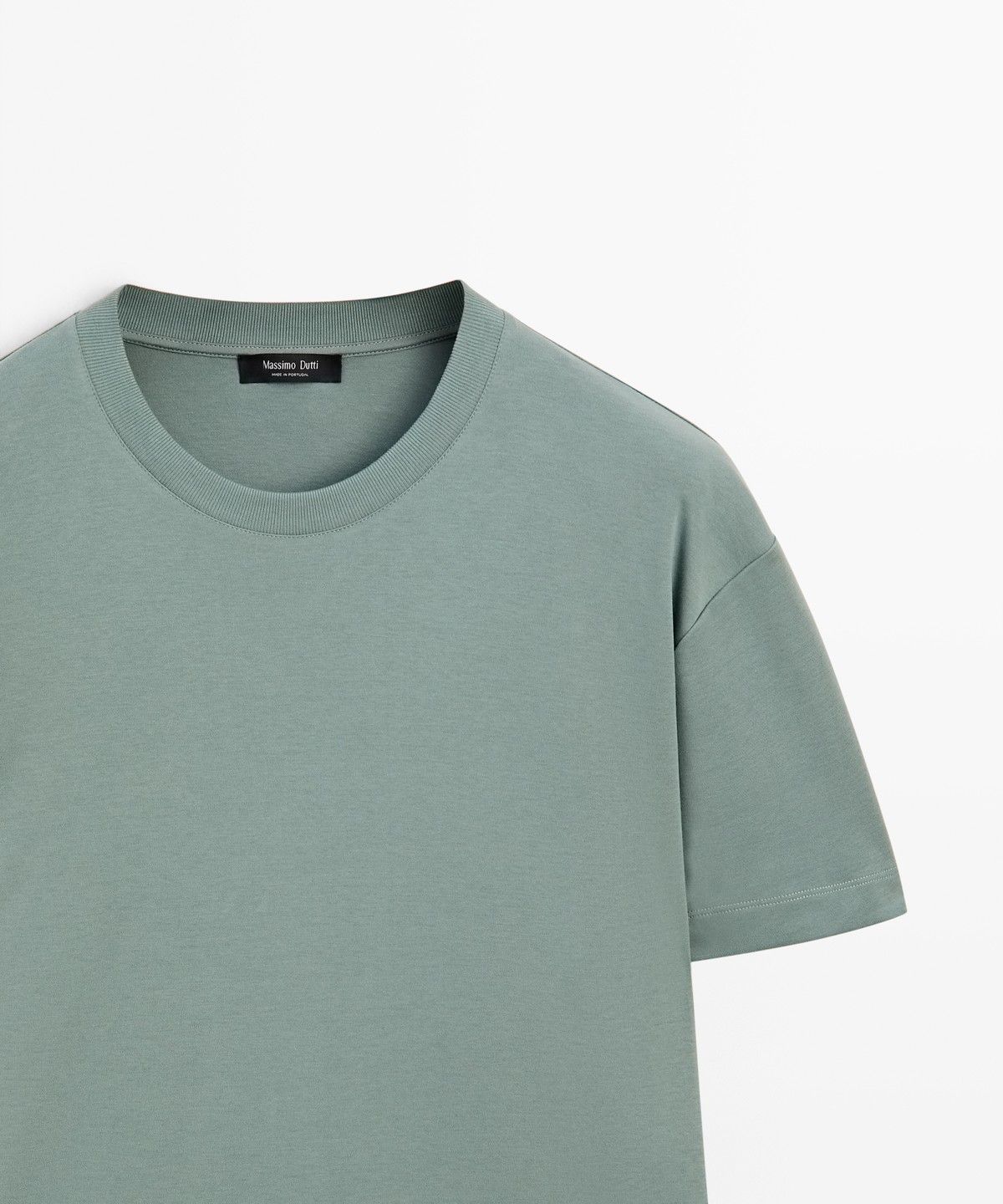 마시모두띠(MASSIMO DUTTI) 100% 코튼 반팔 티셔츠