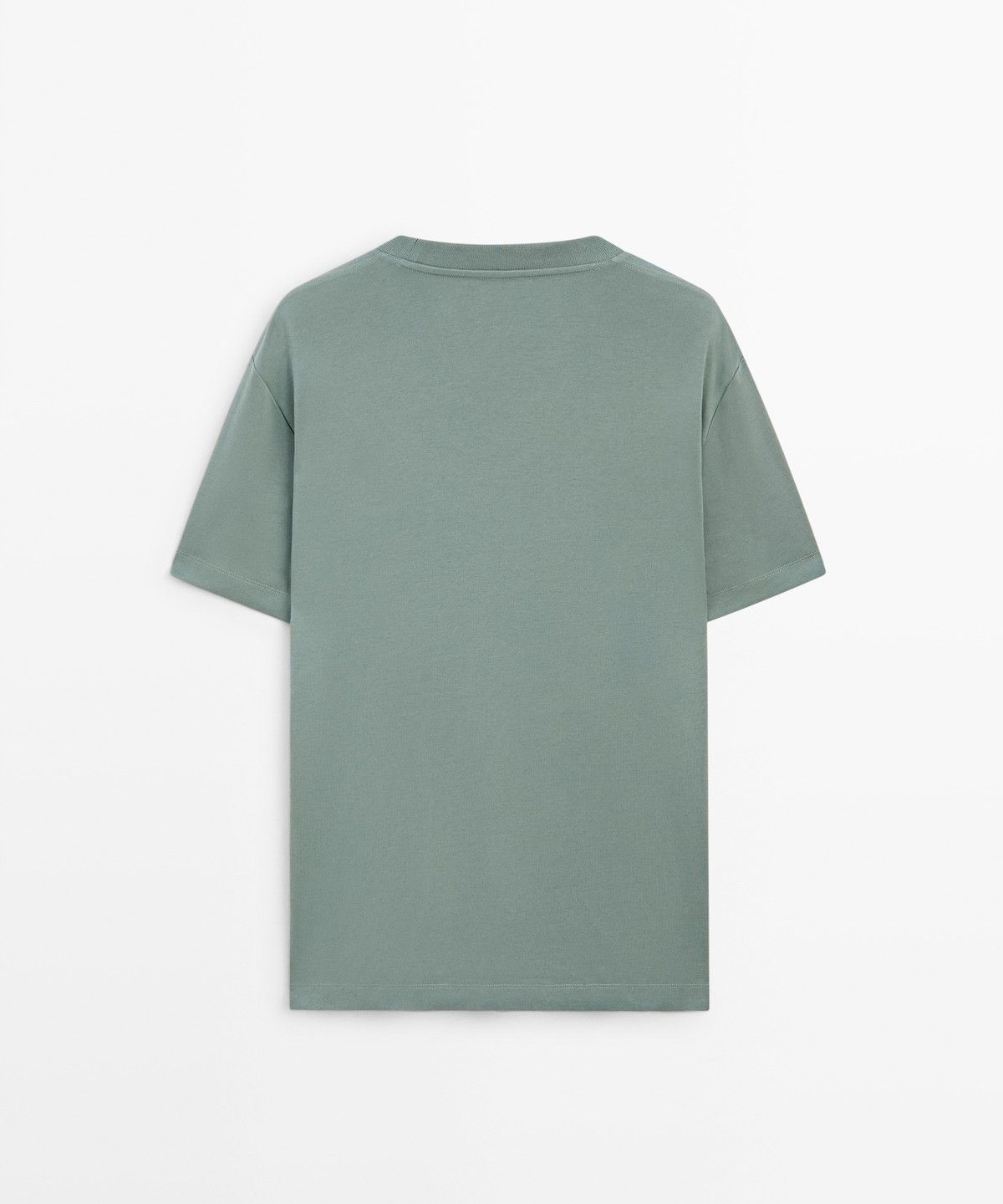 마시모두띠(MASSIMO DUTTI) 100% 코튼 반팔 티셔츠