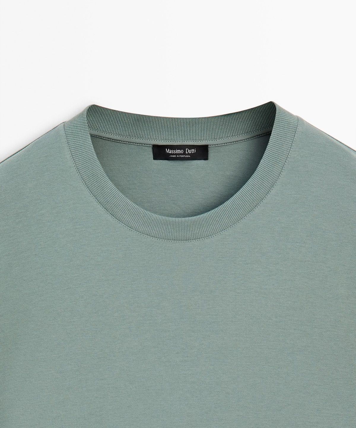 마시모두띠(MASSIMO DUTTI) 100% 코튼 반팔 티셔츠