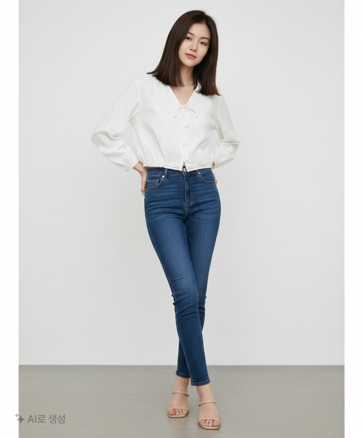 모의(MOUI) 블라우스