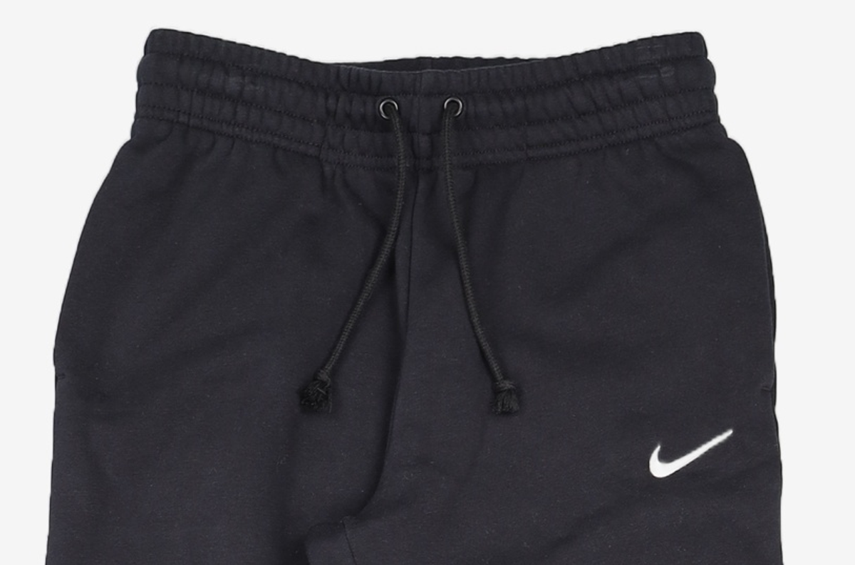 나이키(NIKE) 스포츠웨어 피닉스 플리스 미드라이즈 오픈 헴 팬츠 W - 블랙:세일 / HQ7724-010 XS