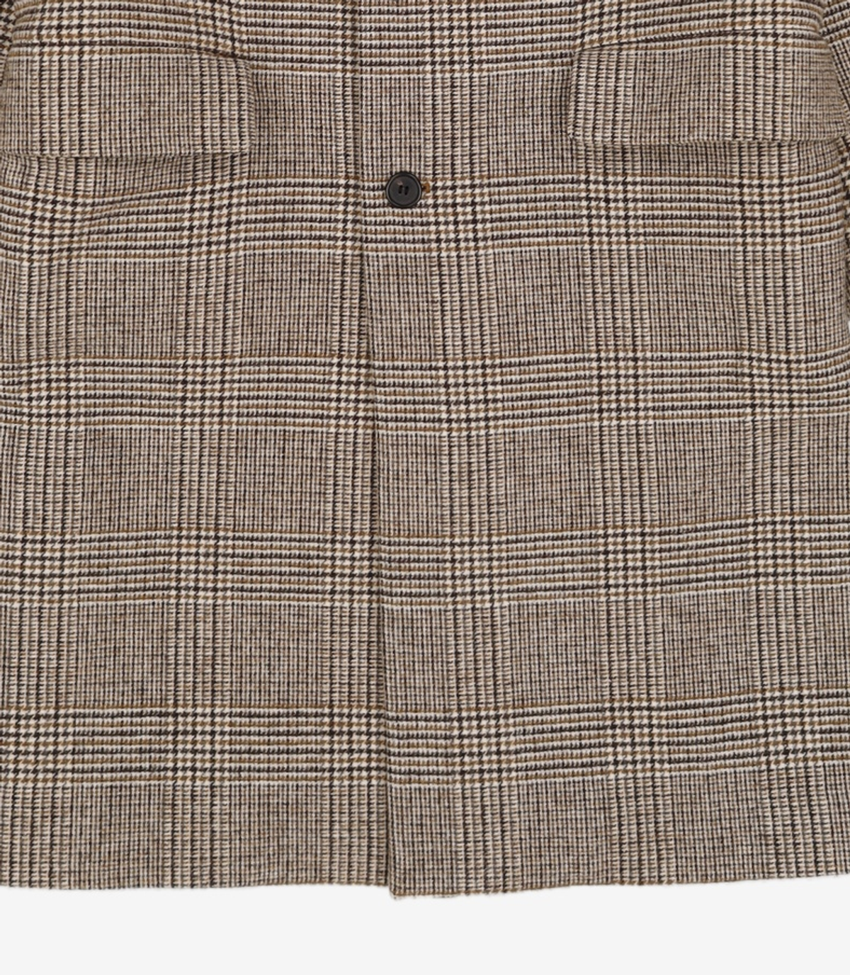 가먼트레이블(GARMENT LABLE) GL Single Coat - Check 100