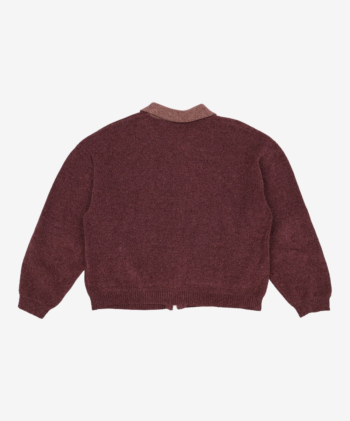 크리틱(CRITIC) WORK JACKET KNIT ZIP UP PURPLE M