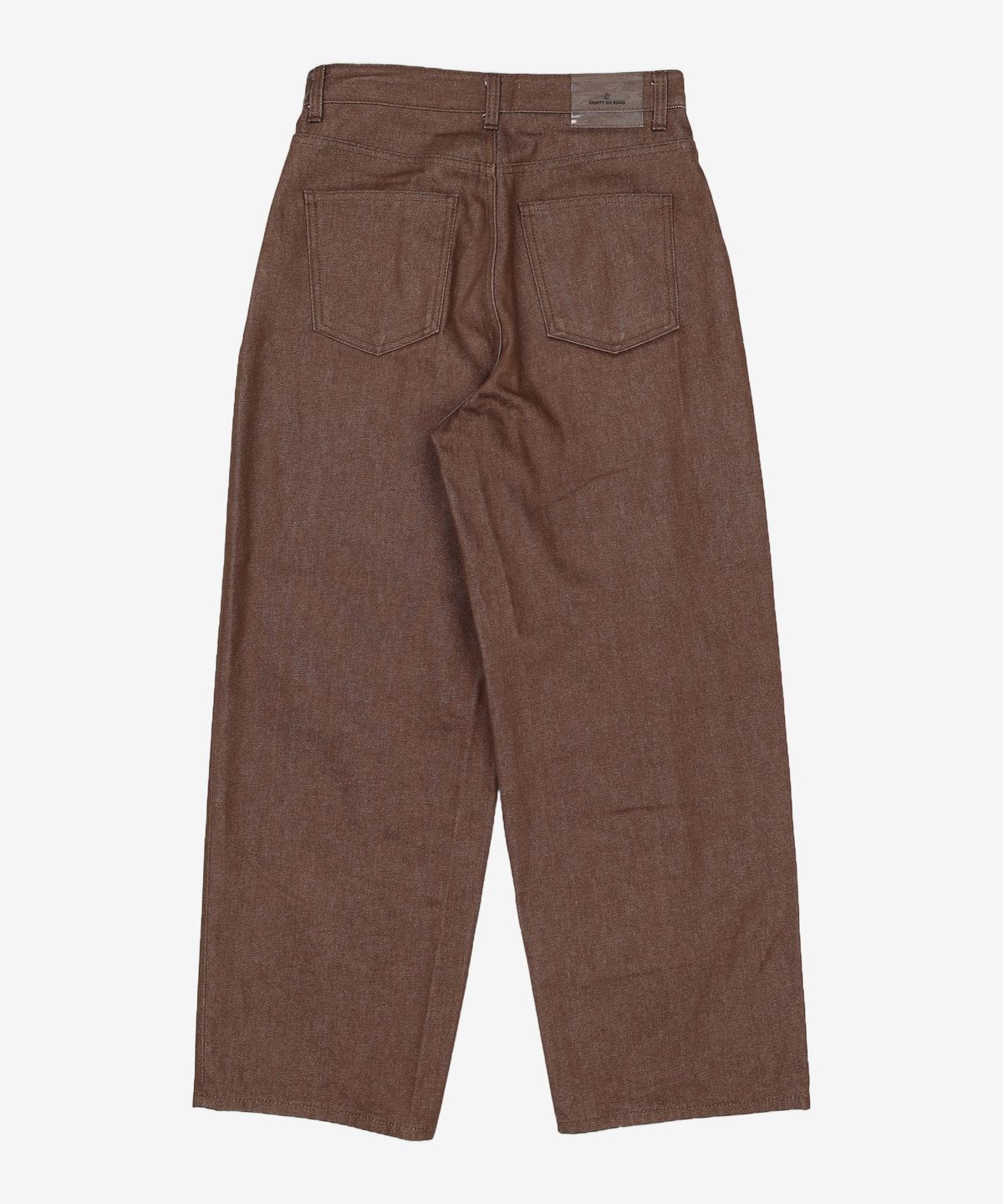 86로드(86ROAD) REAL WIDE ONE TUCK DENIM BROWN / WIDE 28