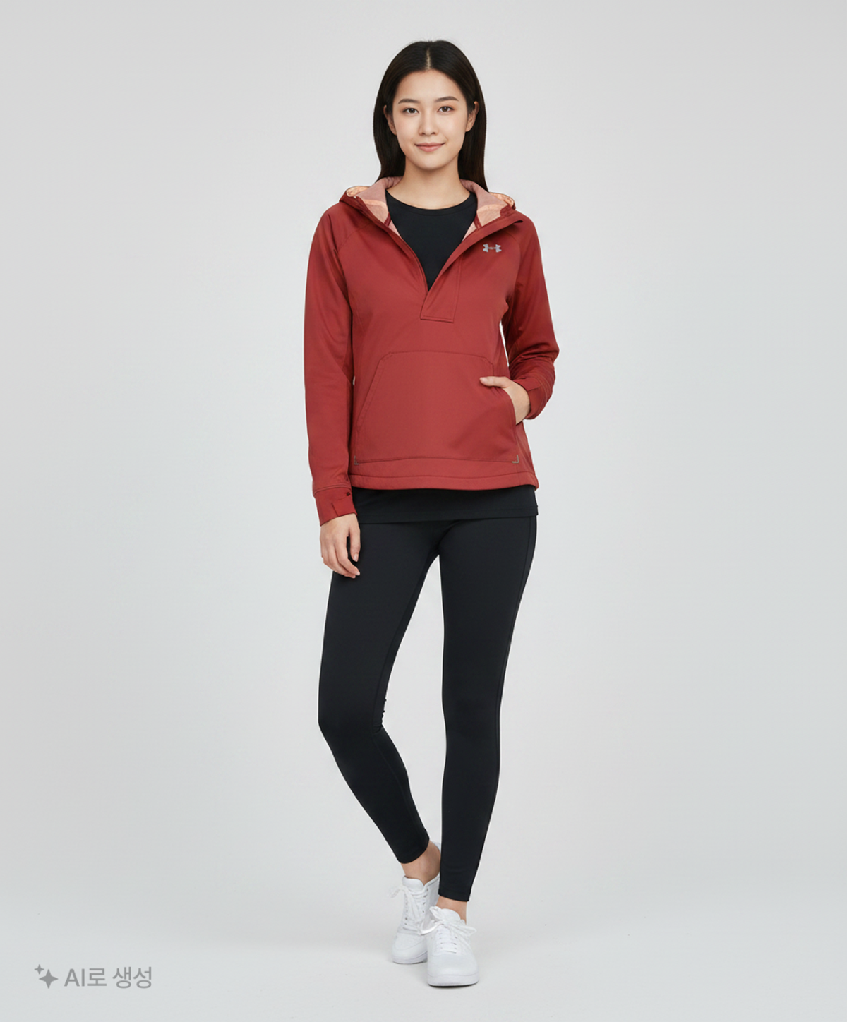 언더아머(UNDERARMOUR) 후드 티셔츠 M