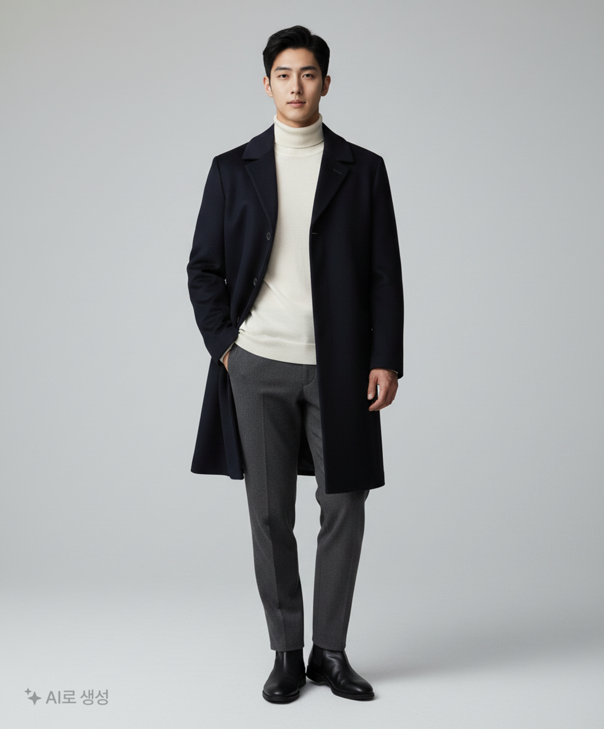 무신사 스탠다드(MUSINSA STANDARD) 겨울 기타 코트 L
