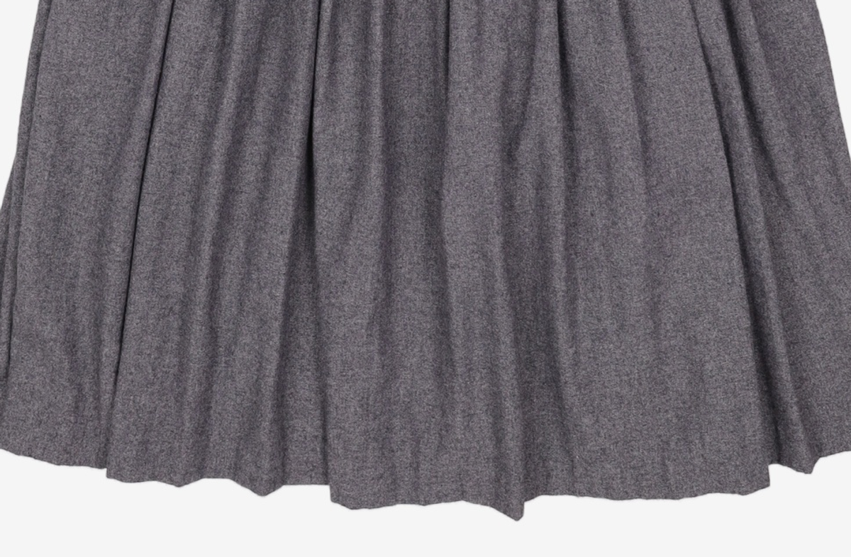 미쏘(MIXXO) 스퀘어넥 플리츠 롱 원피스 MIWOWBV23G S