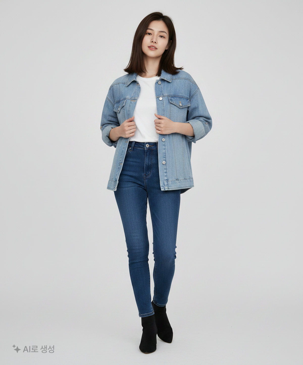 시스템(System) 데님/트러커 재킷 82/94/160