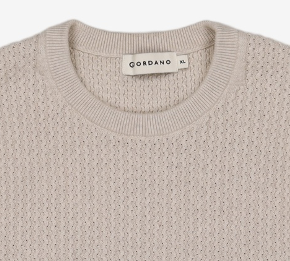 지오다노(GIORDANO) 스티치 반팔 니트 스웨터(9GG) 055524 [2color] 105