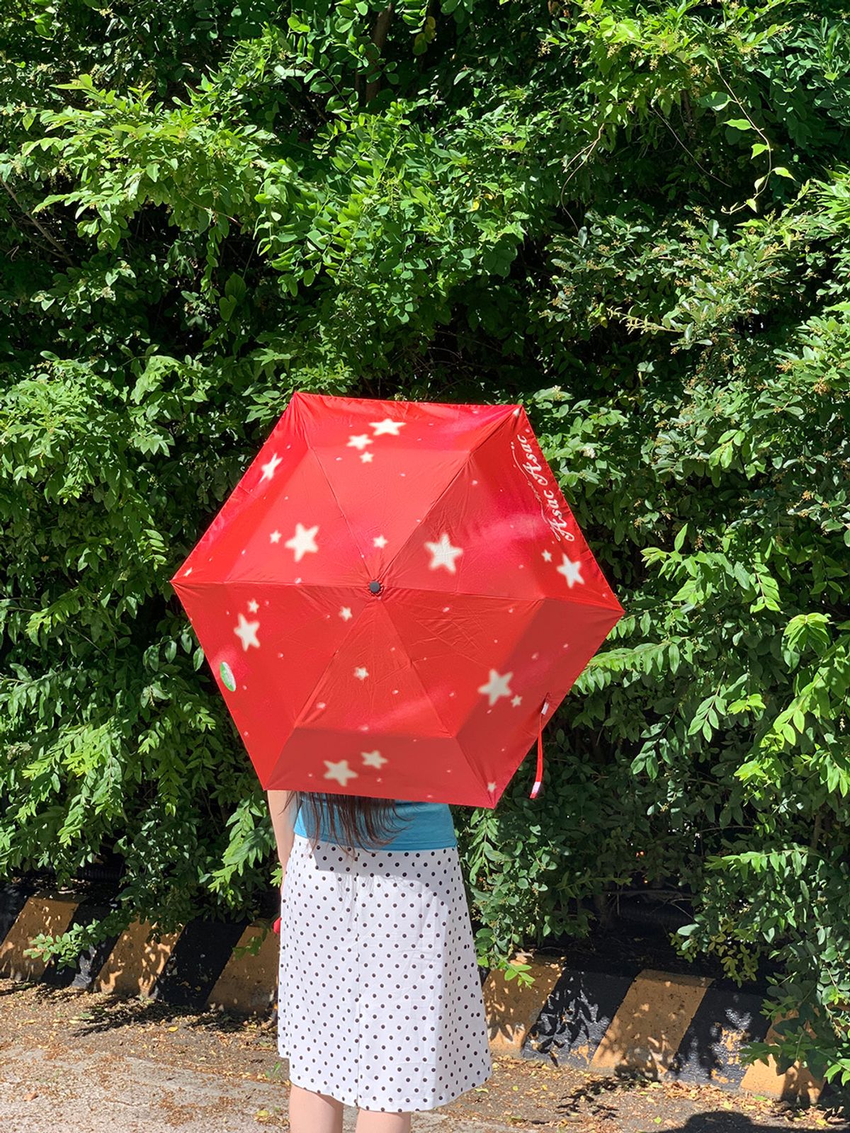 올리베(OLIVET) Olivet Asac Asac Apple Umbrella (사과 암막 경량 양우산)