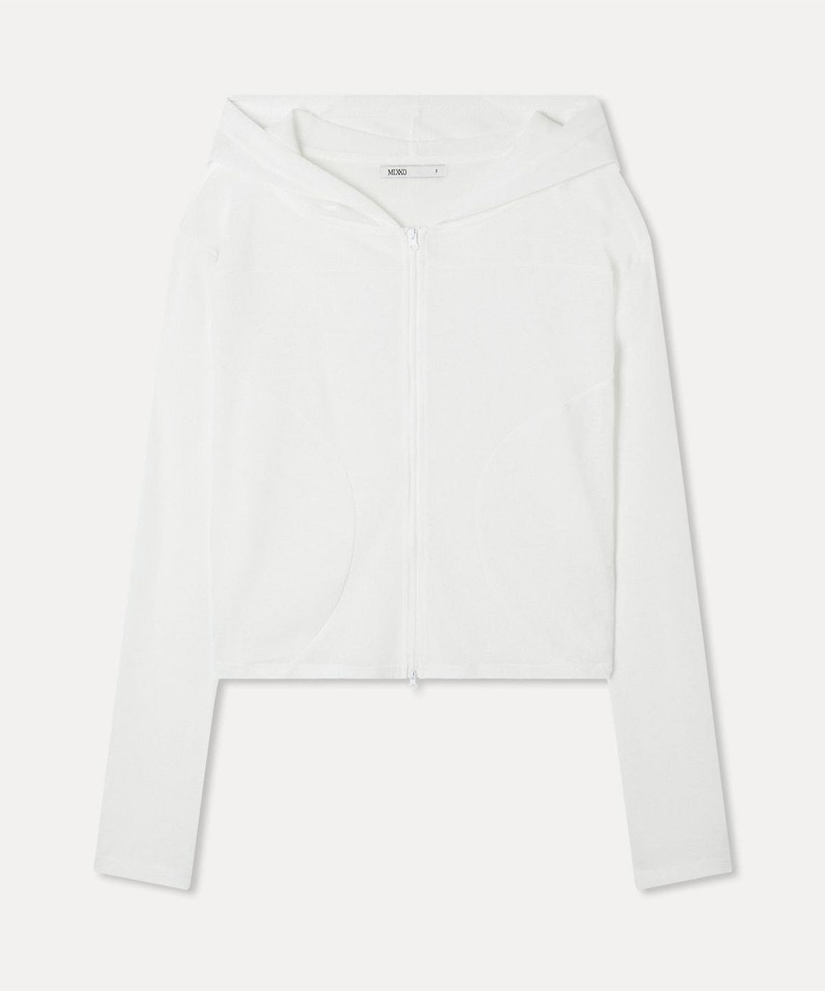 미쏘(MIXXO) 시스루 집업 티셔츠_MIWCMG90AA